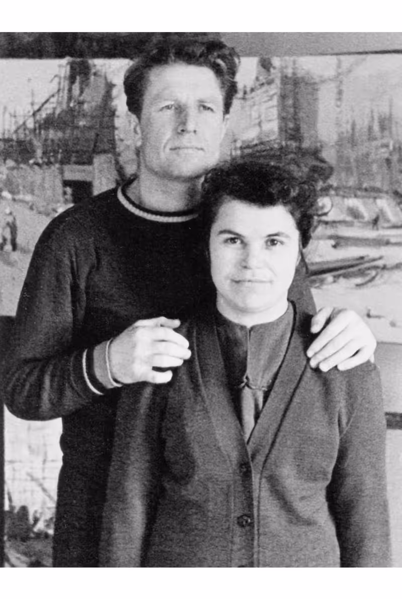 Fourth archival family photograph connected with Petr Maltsev’s parents.