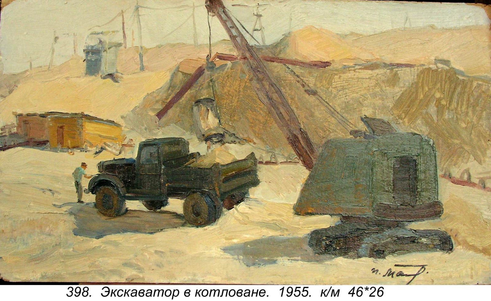 Eskavator V Kotlovane, 1955