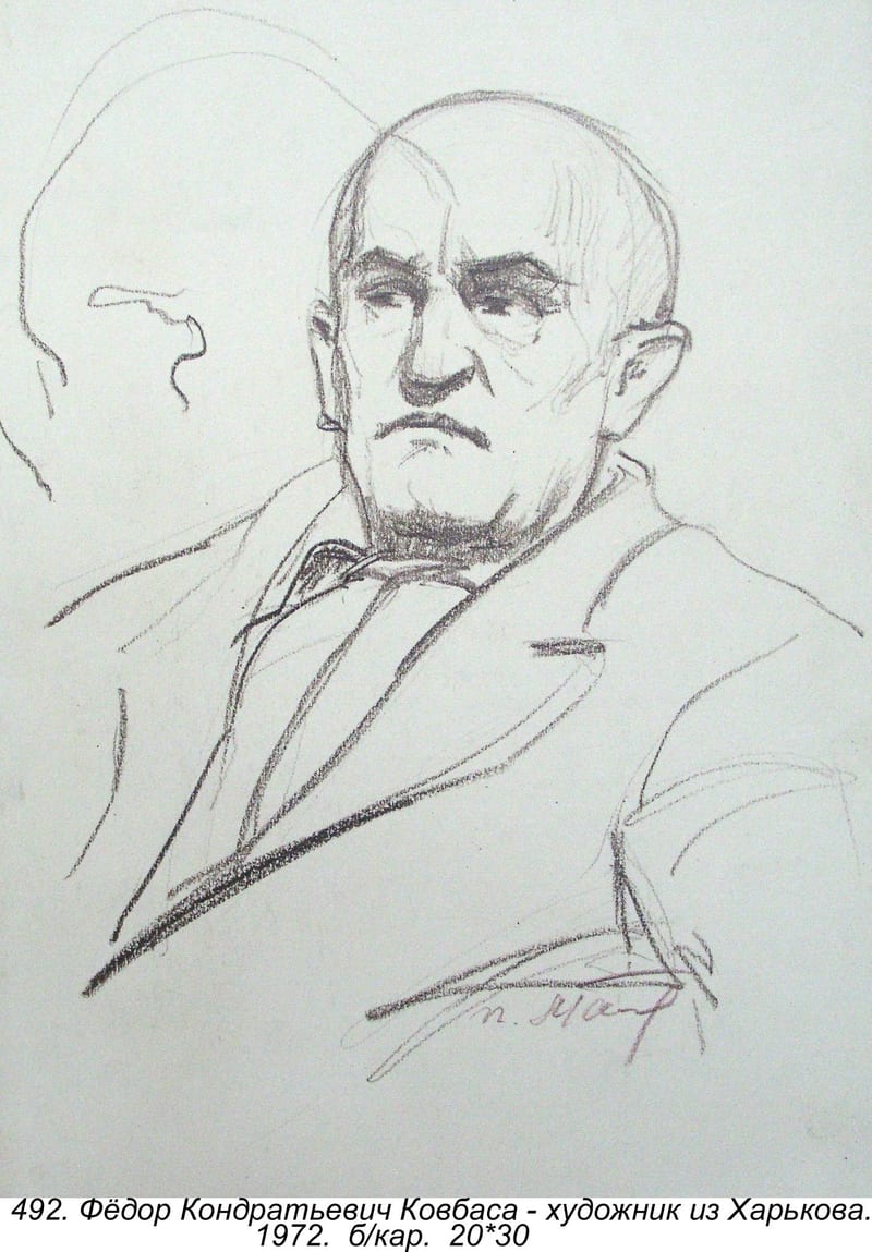 Fedor Kondratevich Kovbasa-khudozhnik Iz Kharkova, 1972