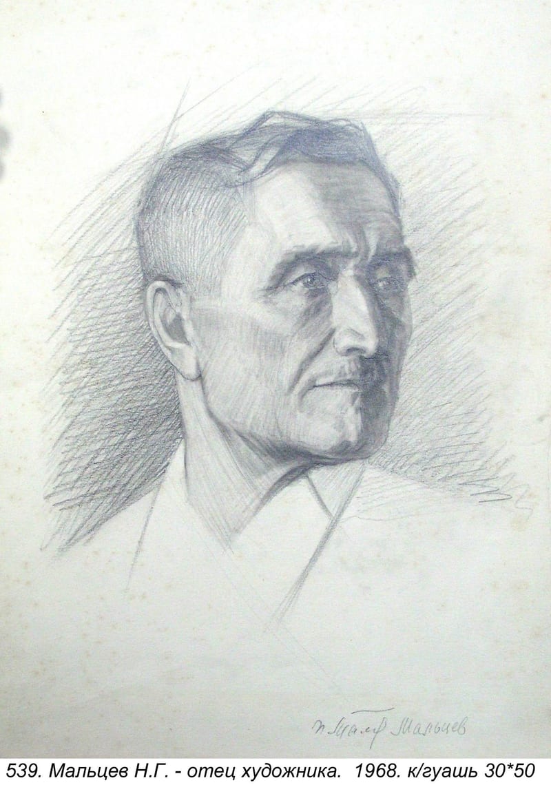 Maltsev. N.G.-otets Khudozhnika, 1968