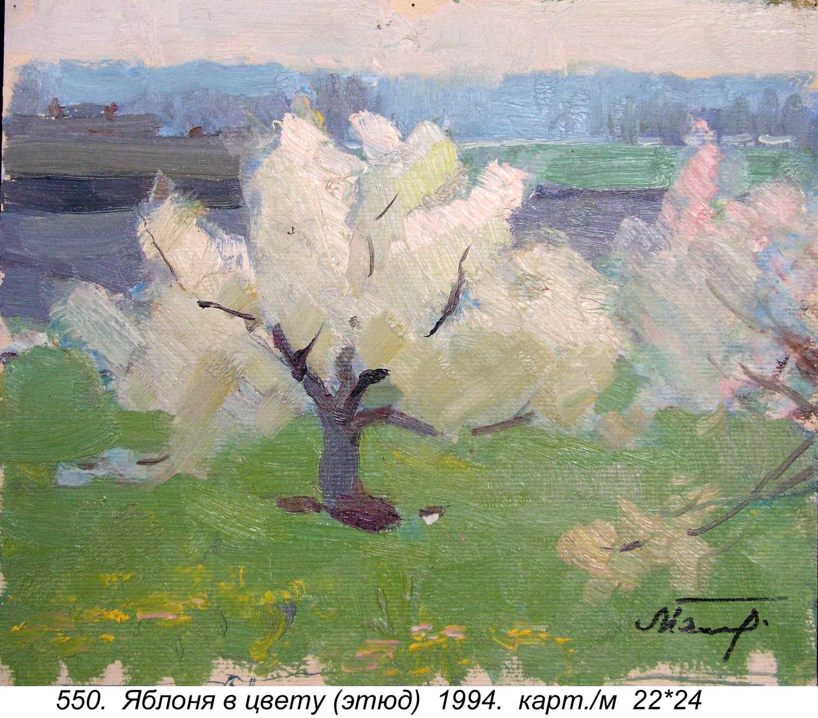Yablonya V Tsvetu (etyud), 1994
