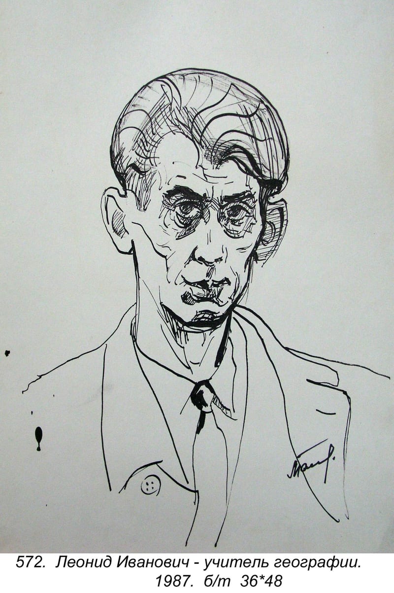 Leonid Ivanovich-uchitel Geografii, 1987